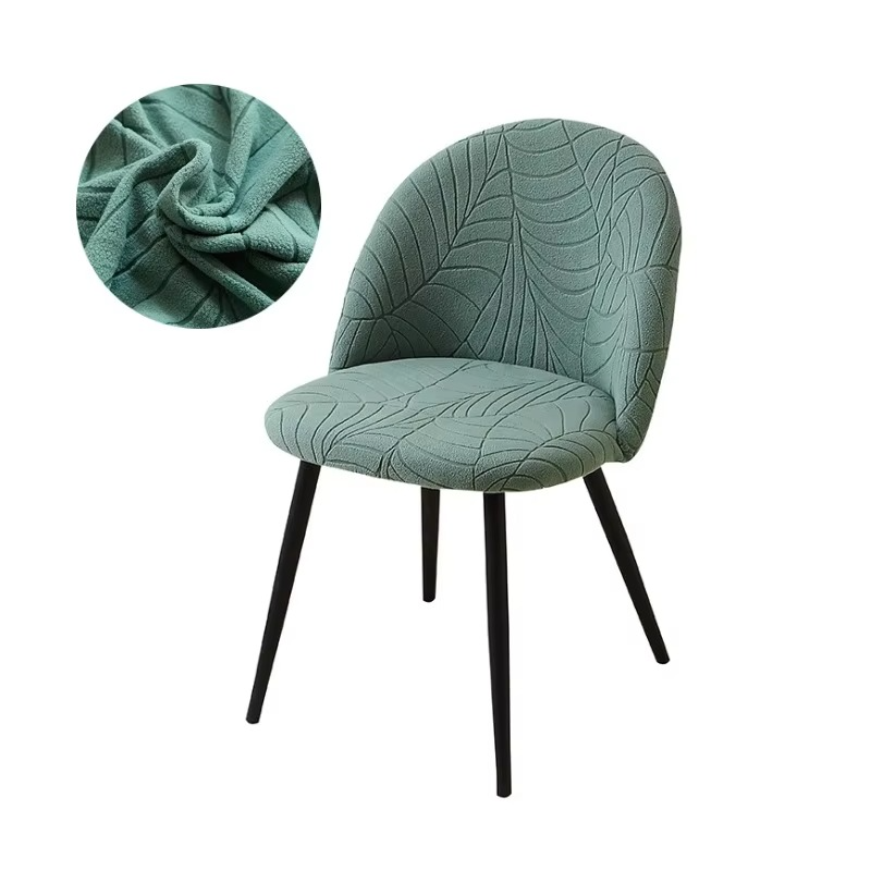 Stretch Velvet Low-Back Chair Covers for Dining and Vanity Chairs, view 15