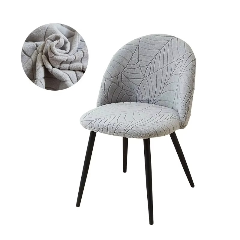 Stretch Velvet Low-Back Chair Covers for Dining and Vanity Chairs, view 17
