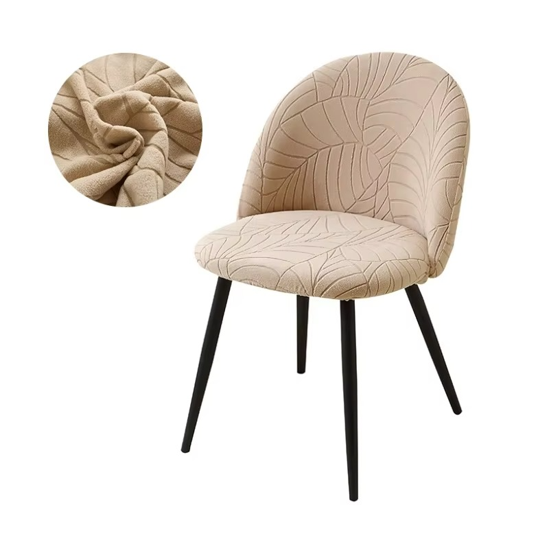Stretch Velvet Low-Back Chair Covers for Dining and Vanity Chairs, view 8