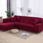 Stretch Velvet Sofa Cover, 92% Polyester, 8% Spandex