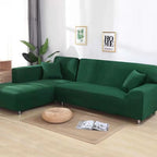 Stretch Velvet Sofa Cover, 92% Polyester, 8% Spandex