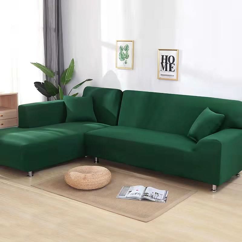 Stretch Velvet Sofa Cover, 92% Polyester, 8% Spandex
