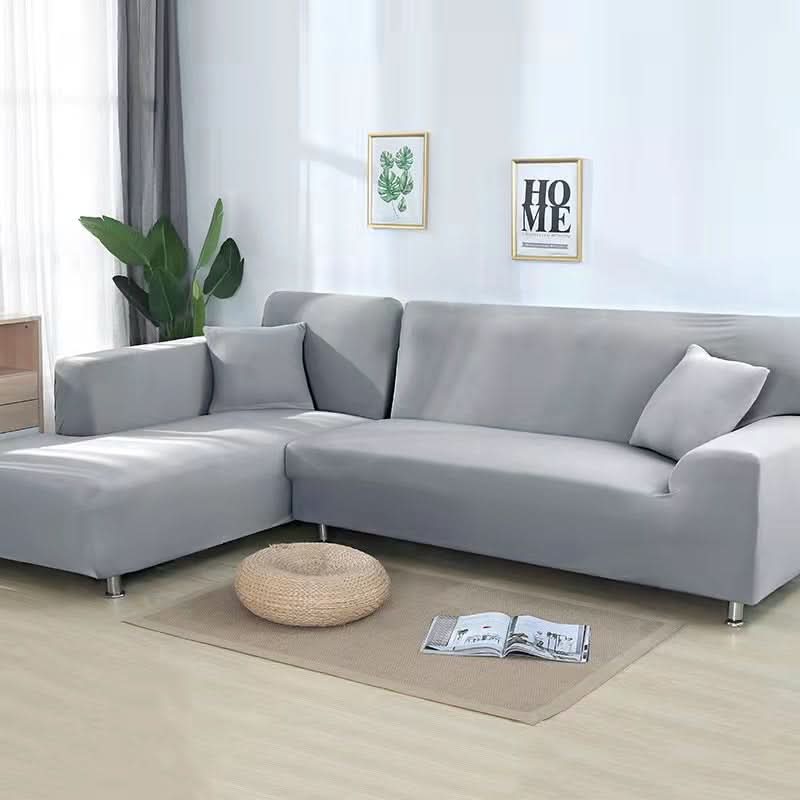 Stretch Velvet Sofa Cover, 92% Polyester, 8% Spandex