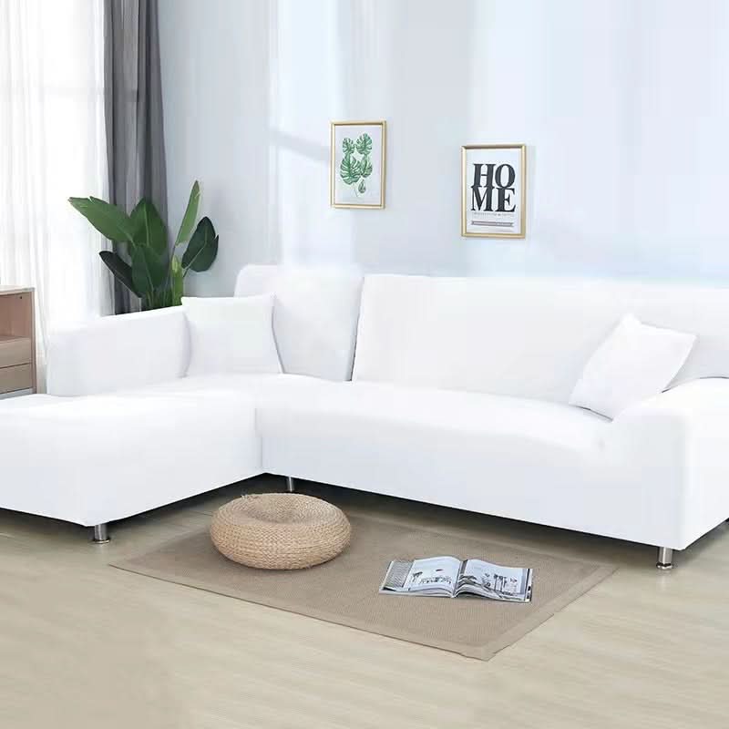 Stretch Velvet Sofa Cover, 92% Polyester, 8% Spandex