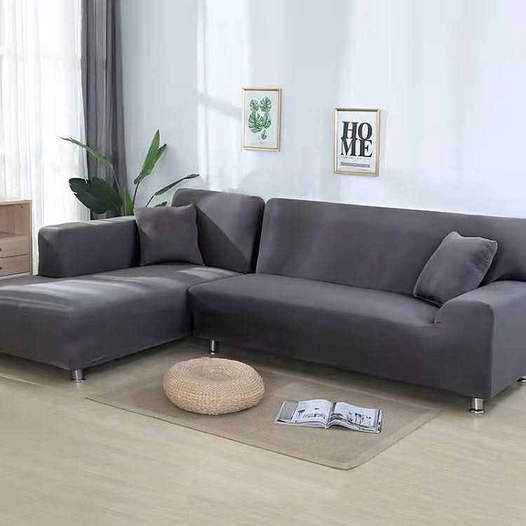 Stretch Velvet Sofa Cover, 92% Polyester, 8% Spandex