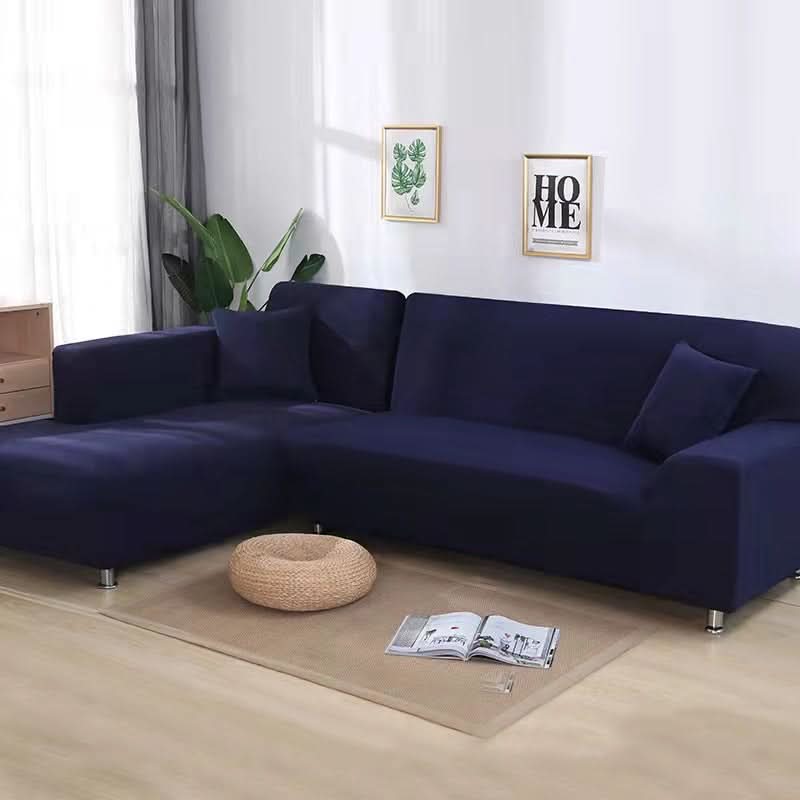 Stretch Velvet Sofa Cover, 92% Polyester, 8% Spandex