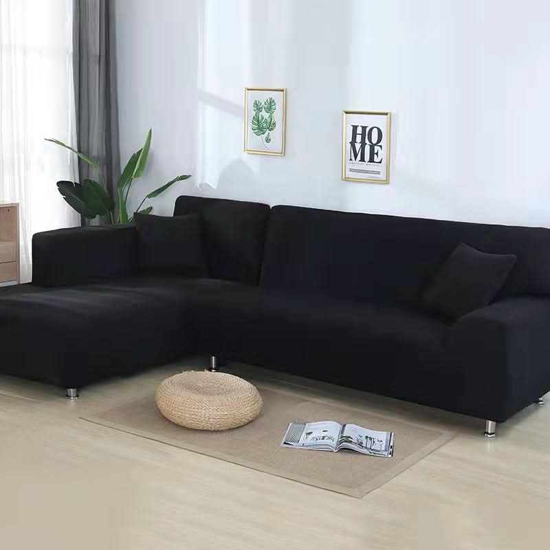Stretch Velvet Sofa Cover, 92% Polyester, 8% Spandex