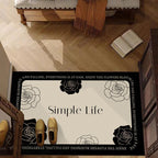 Stylish Geometric Patterned Floor Mat | Thrascher