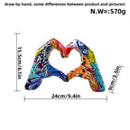 Stylish Hand Sculptures with Colorful Design | Thrascher