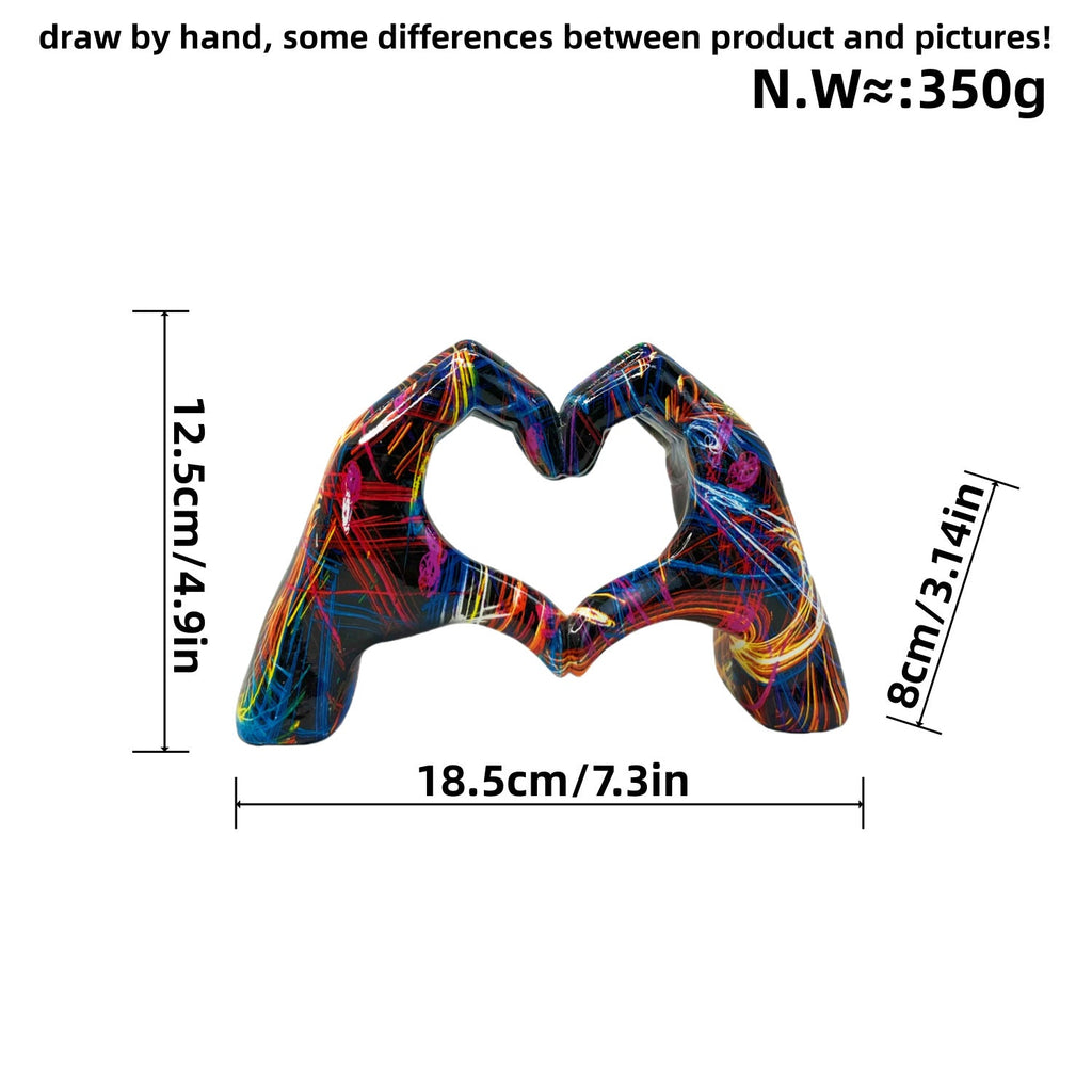 Stylish Hand Sculptures with Colorful Design | Thrascher