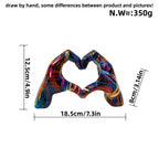 Stylish Hand Sculptures with Colorful Design | Thrascher