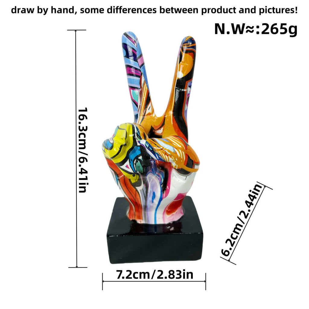 Stylish Hand Sculptures with Colorful Design | Thrascher