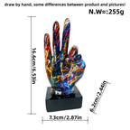 Stylish Hand Sculptures with Colorful Design | Thrascher