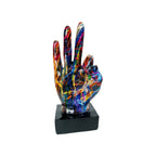 Stylish Hand Sculptures with Colorful Design | Thrascher