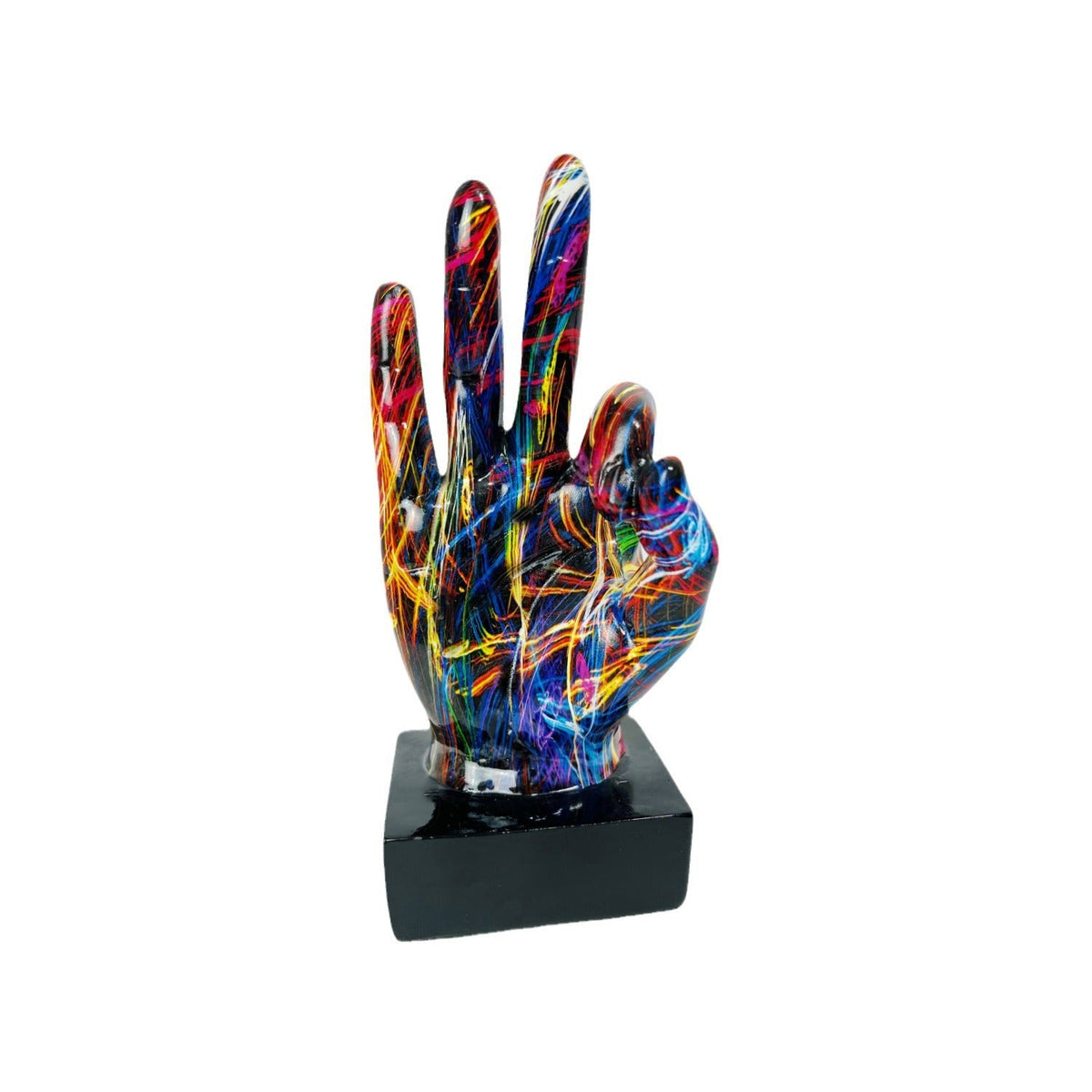 Stylish Hand Sculptures with Colorful Design | Thrascher