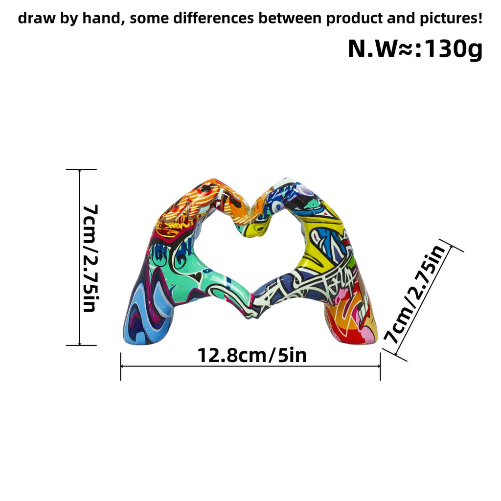 Stylish Hand Sculptures with Colorful Design | Thrascher