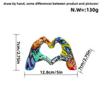 Stylish Hand Sculptures with Colorful Design | Thrascher