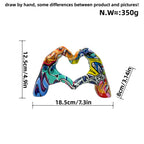 Stylish Hand Sculptures with Colorful Design | Thrascher