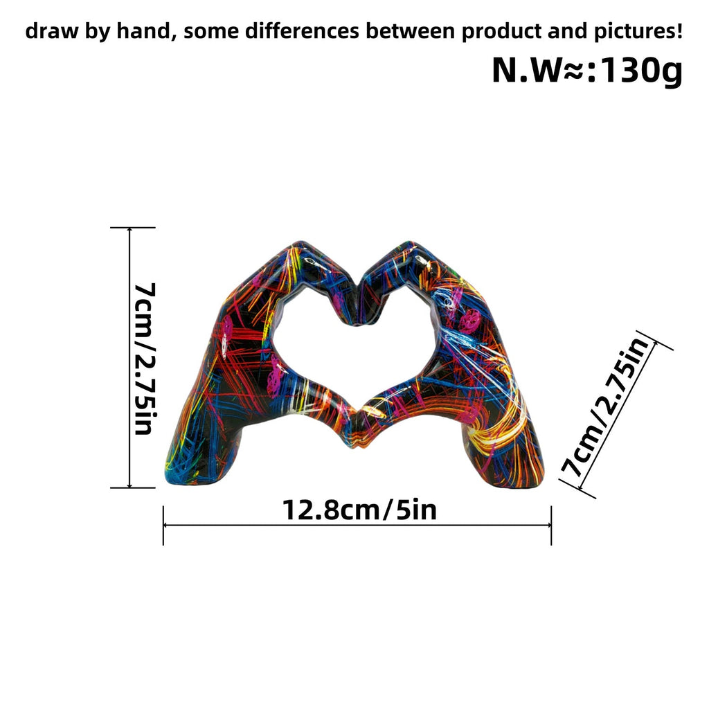 Stylish Hand Sculptures with Colorful Design | Thrascher