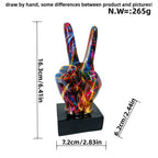 Stylish Hand Sculptures with Colorful Design | Thrascher