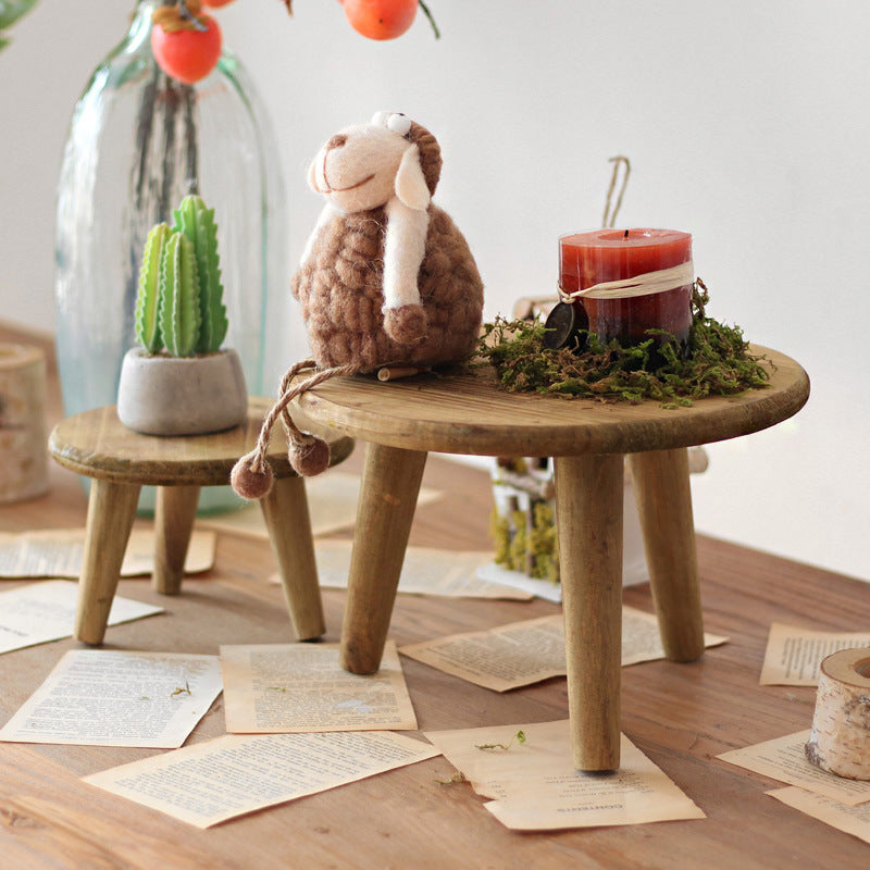 Stylish Side Table made of Natural Wood | Thrascher