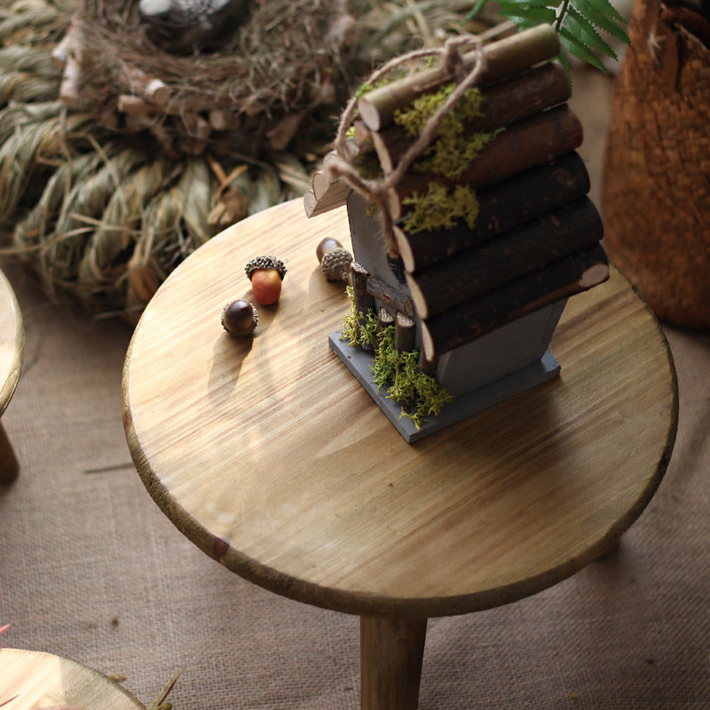 Stylish Side Table made of Natural Wood | Thrascher