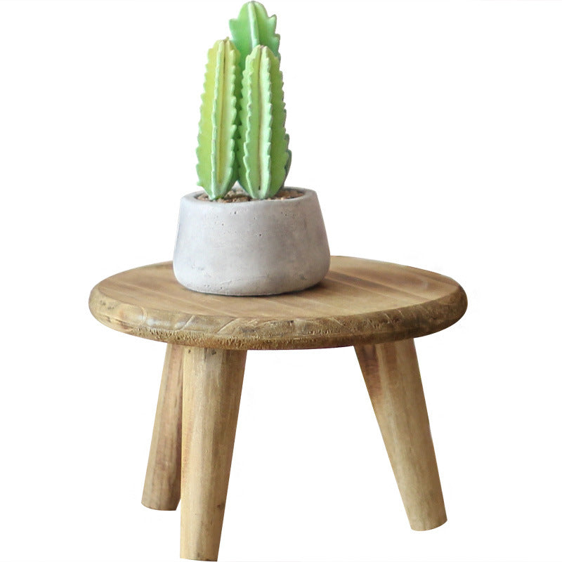 Stylish Side Table made of Natural Wood | Thrascher