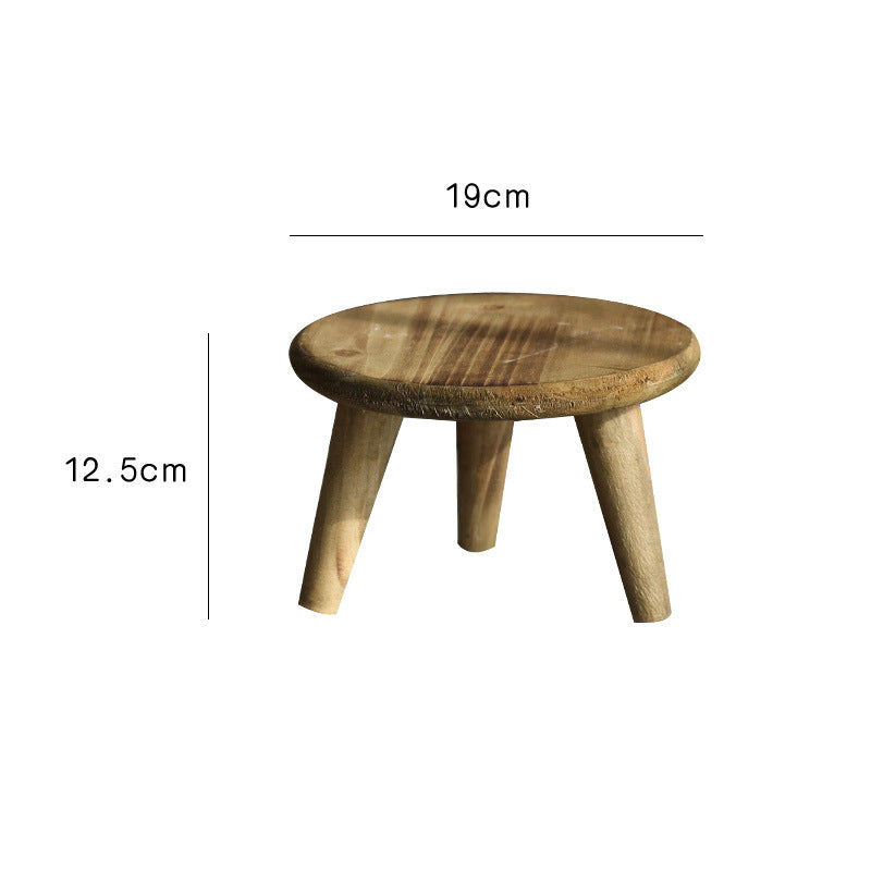 Stylish Side Table made of Natural Wood | Thrascher