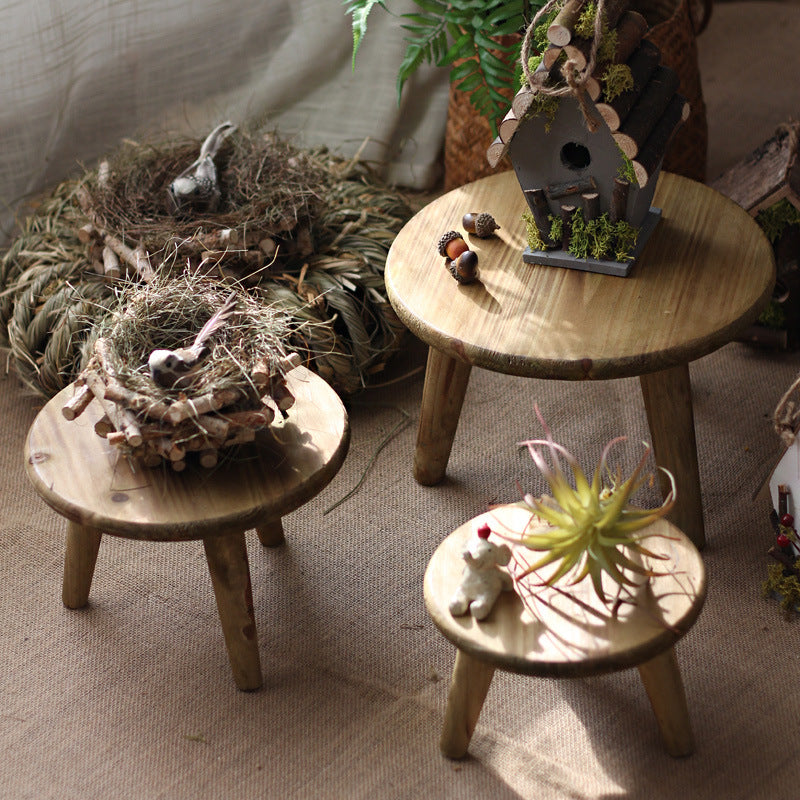 Stylish Side Table made of Natural Wood | Thrascher
