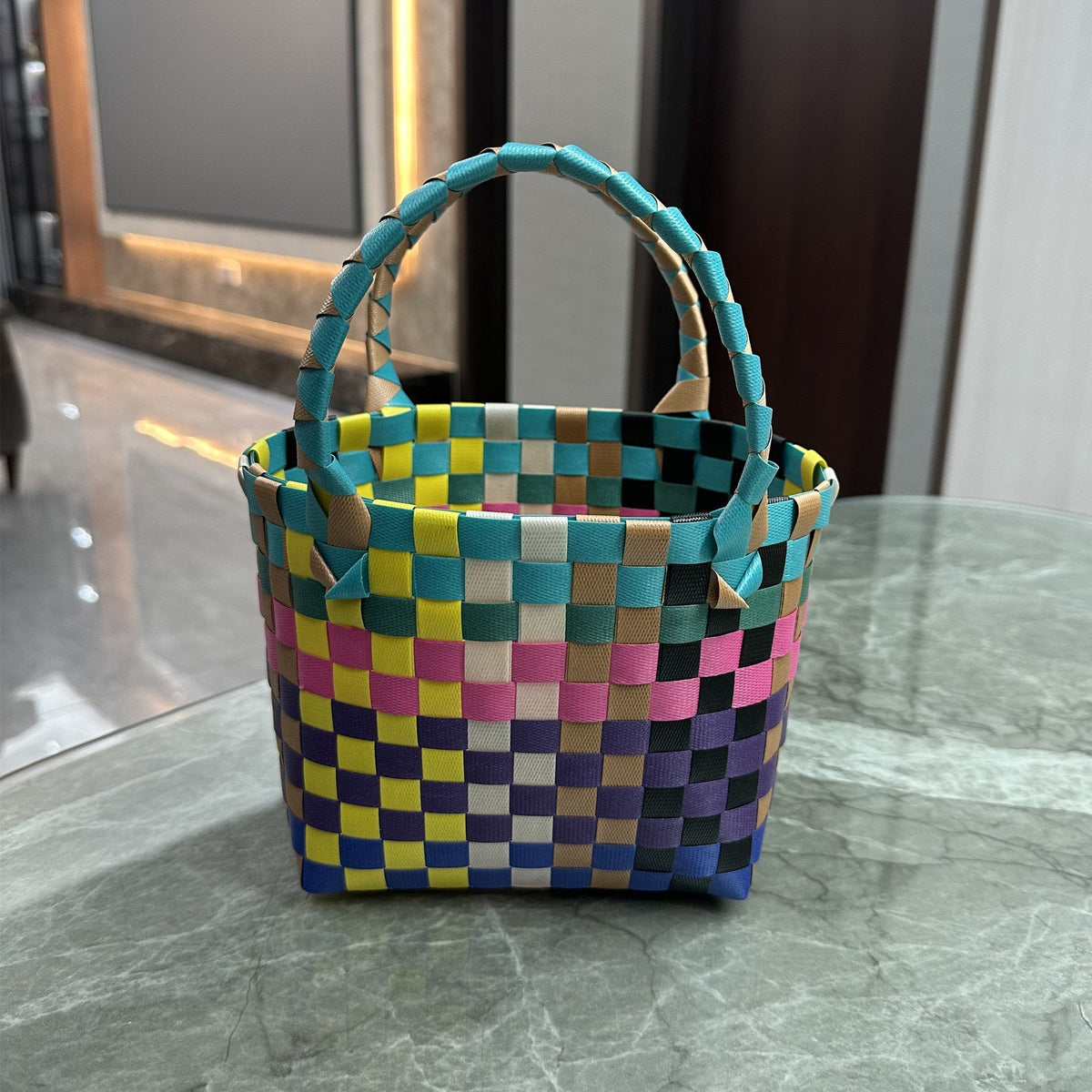 Stylish Woven Handbag | Thrascher