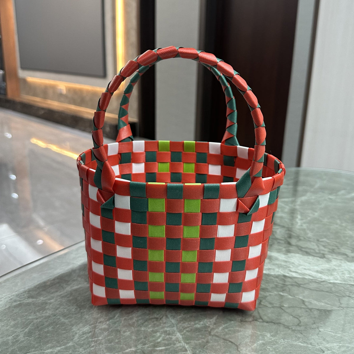Stylish Woven Handbag | Thrascher