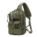 Tactical Shoulder Messenger Backpack with Modular MOLLE System, view 6