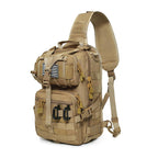 Tactical Shoulder Messenger Backpack with Modular MOLLE System, view 7