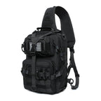 Tactical Shoulder Messenger Backpack with Modular MOLLE System