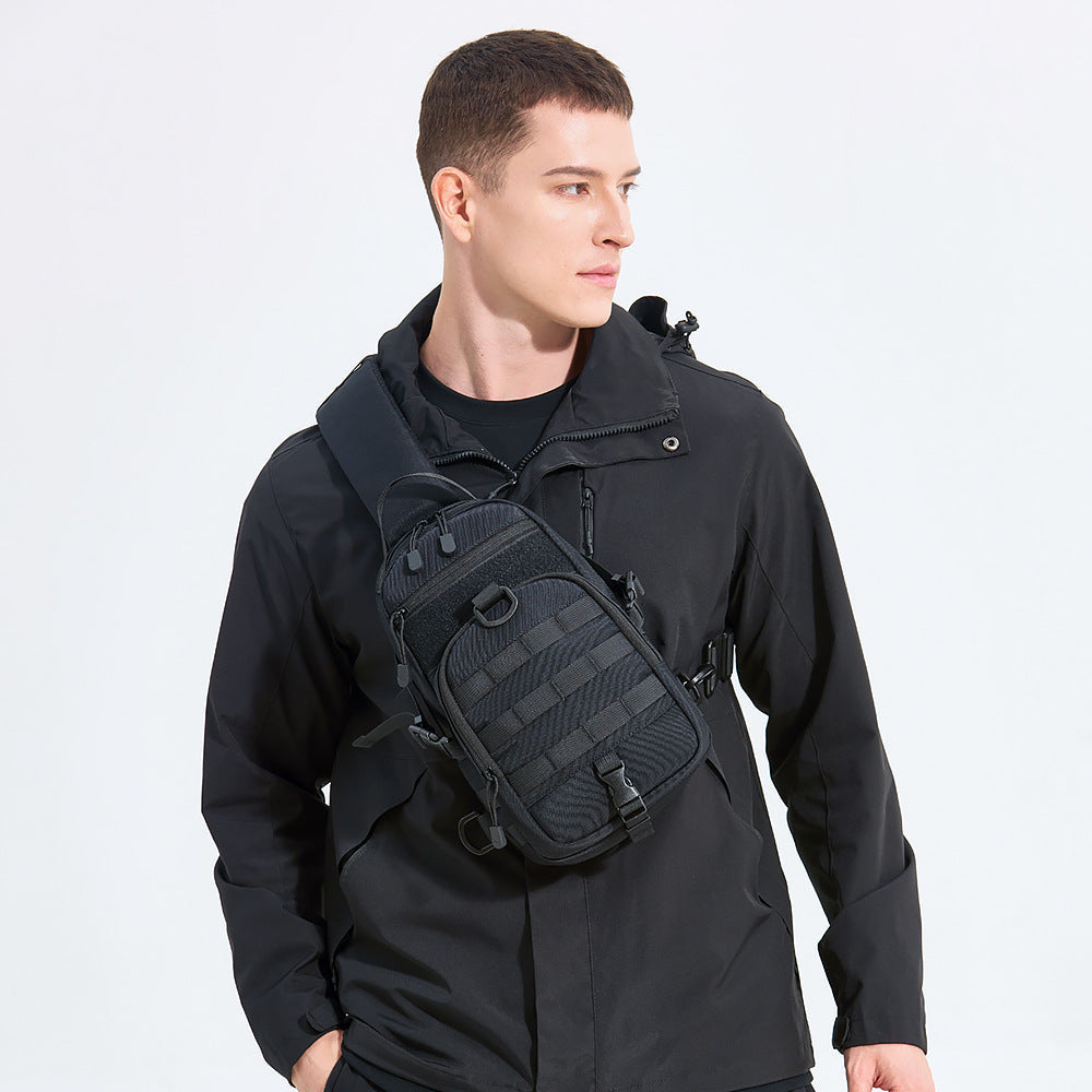 Tactical Sling Pack with Multiple Compartments and Adjustable Strap