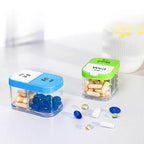 7-Day Pill Organizer with Separate Daily Compartments