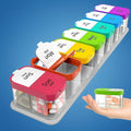 7-Day Pill Organizer with Separate Daily Compartments