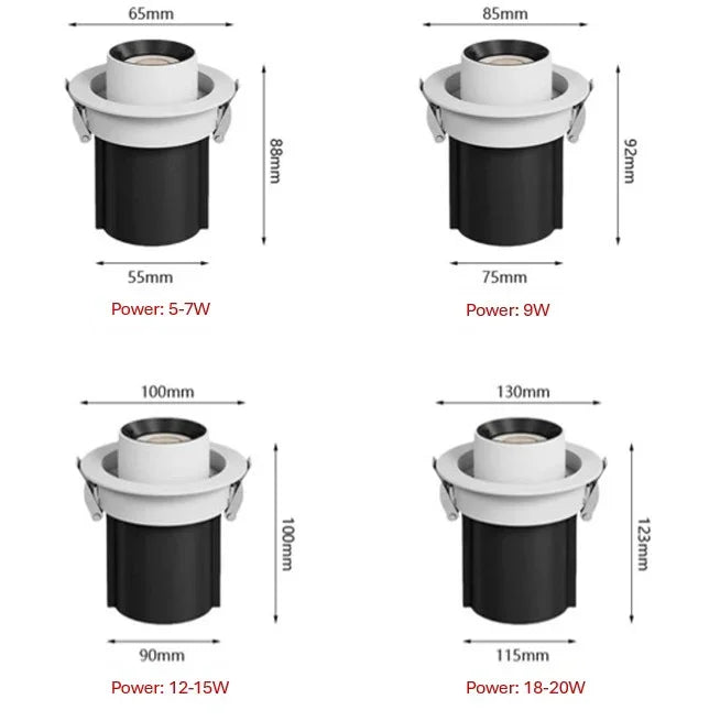 Telbendo LED Recessed Downlight