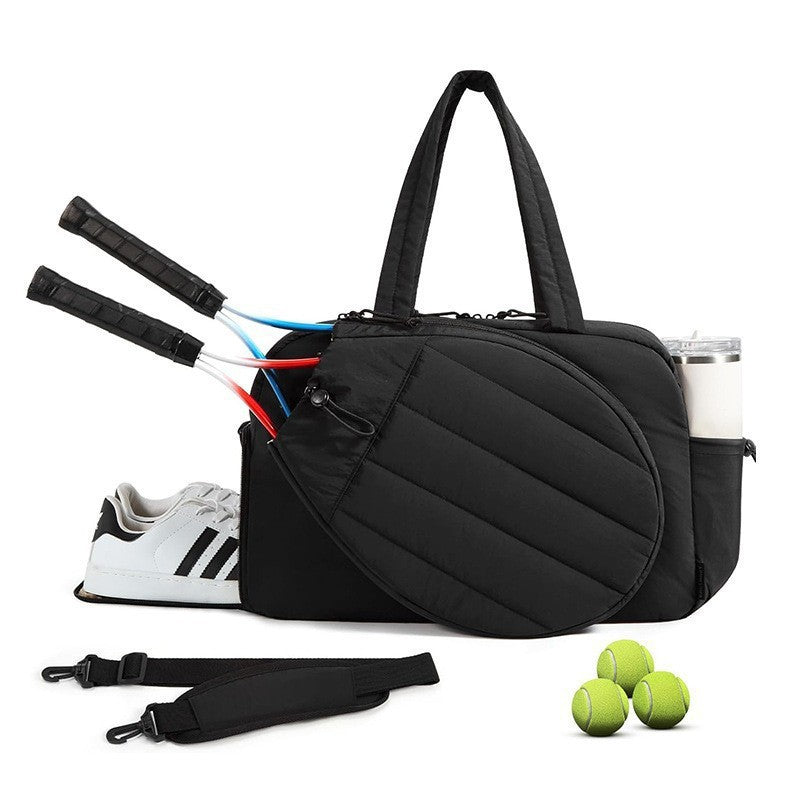 Tennis Gear Tote with Padded Racket Compartment, Adjustable Straps, view 7