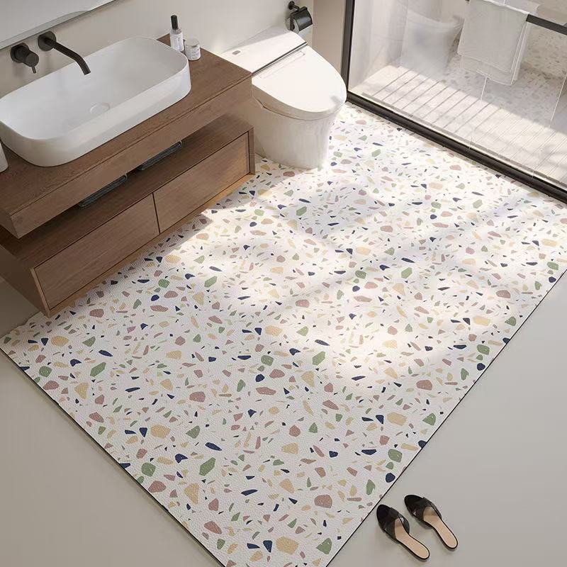 Terrazzo Style Bathroom Mat | Thrascher