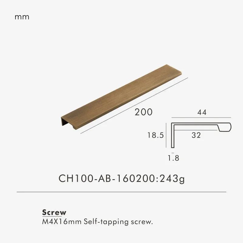 Tervane Brass Lip Pull