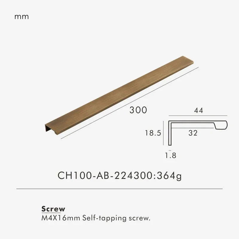 Tervane Brass Lip Pull