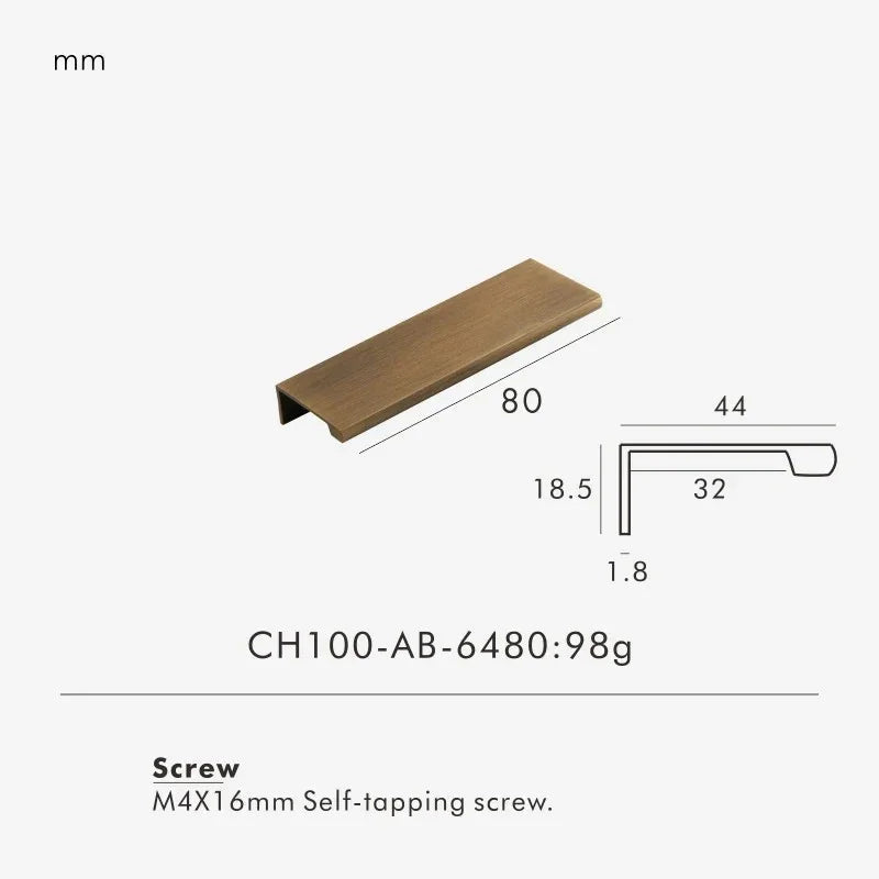 Tervane Brass Lip Pull