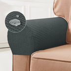 Stretch Spandex Armrest Covers for Chairs and Armchairs, Set of 2
