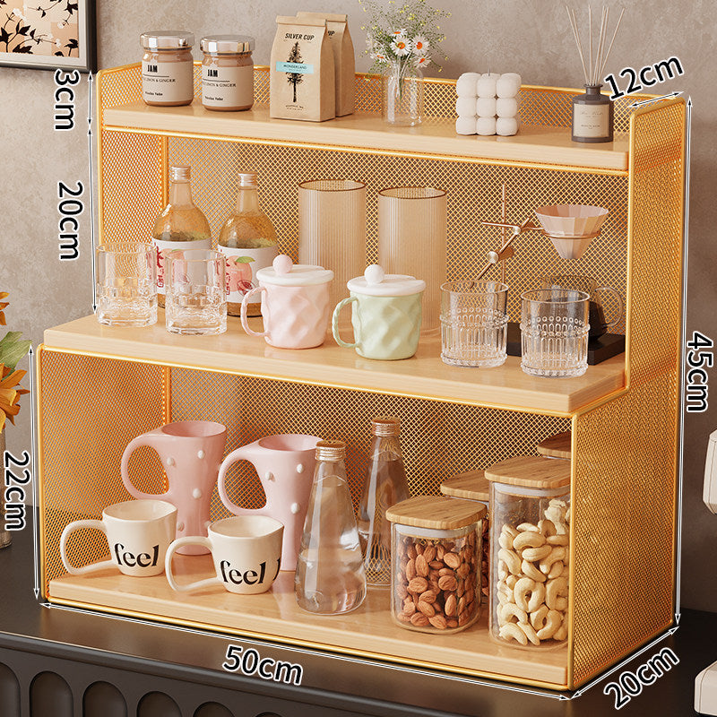 Three-Tier Metal Kitchen Shelf | Thrascher