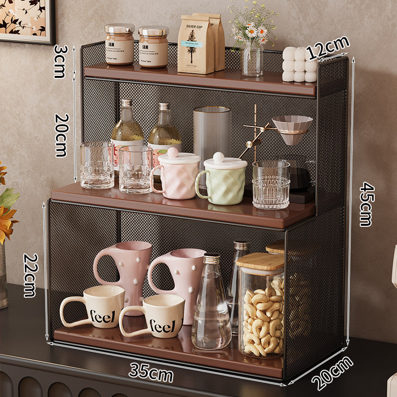 Three-Tier Metal Kitchen Shelf | Thrascher