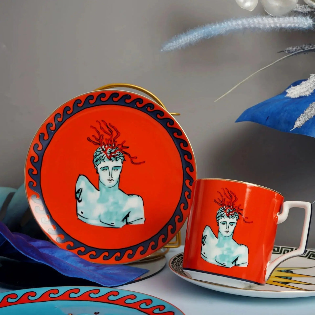 Tidewick Clay Greek Plates and Mugs