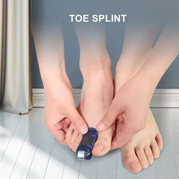Toe Corrector Stabilizer Splint with Bendable Aluminum Bar, S/M, view 5
