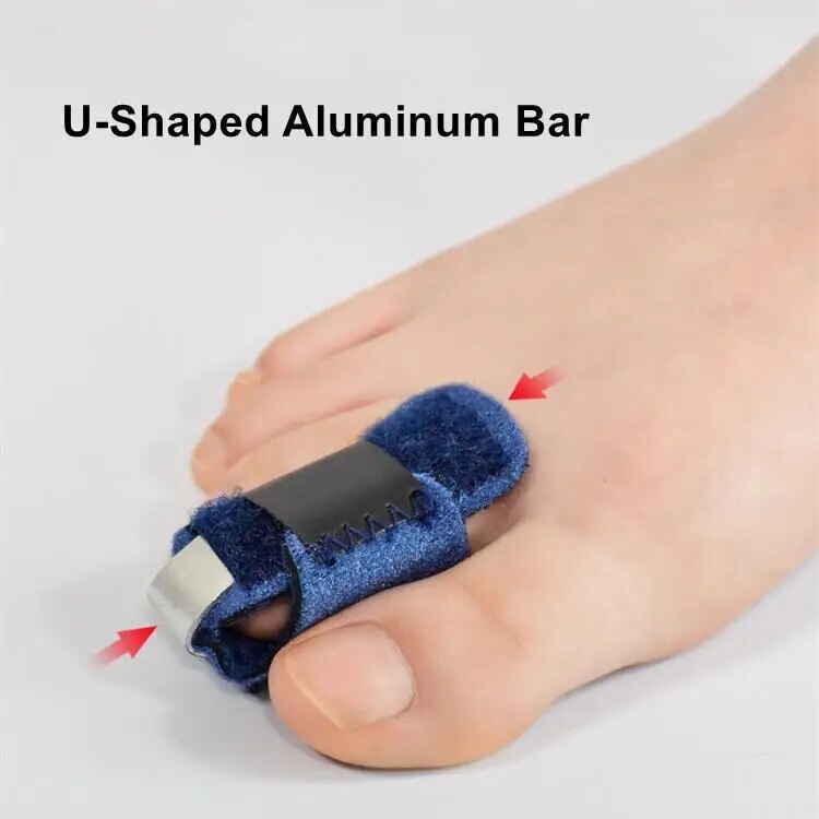 Toe Corrector Stabilizer Splint with Bendable Aluminum Bar, S/M, view 8