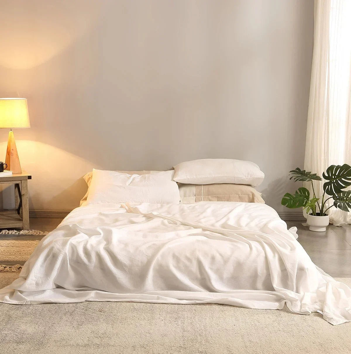 Torbosa Linen Bedding Set